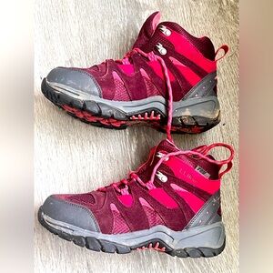 L.L. Bean Burgundy and Charcoal Hiking Boots